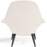 Buy Bouclé Upholstered Armchair - Opera White 60707 - in the EU