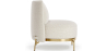 Buy Designer Armchair - Upholstered in Bouclé Fabric - Sabah White 61015 home delivery