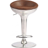 Buy Aviator Bar Stool - Microfibre in Imitation Weathered Leather Brown 26712 - in the EU