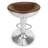 Buy Aviator Bar Stool - Microfibre in Imitation Weathered Leather Brown 26712 - in the EU