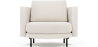 Buy Designer Armchair - Upholstered in Bouclé Fabric - Nagar White 61019 - in the EU