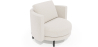 Buy Designer Armchair - Upholstered in Bouclé Fabric - Nagar White 61019 in the Europe