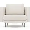 Buy Designer Armchair - Upholstered in Bouclé Fabric - Nagar White 61019 - in the EU