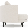 Buy Designer Armchair - Upholstered in Bouclé Fabric - Nagar White 61019 in the Europe