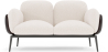 Buy 2-Seater Sofa - Upholstered in Bouclé Fabric - Greda White 61022 in the Europe