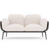Buy 2-Seater Sofa - Upholstered in Bouclé Fabric - Greda White 61022 - in the EU