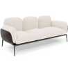 Buy 3-Seater Sofa - Upholstered in Bouclé Fabric - Greda White 61024 - prices