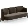 Buy Three-seat Sofa - Velvet Upholstery - Balga Taupe 61026 at MyFaktory