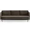 Buy Three-seat Sofa - Velvet Upholstery - Balga Taupe 61026 - in the EU