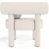 Buy Armchair - Upholstered in Bouclé - Fera White 60697 in the Europe