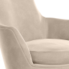 Buy Contemporary Style Upholstered Velvet Design Armchair - Saqua White 61046 - in the EU
