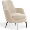 Buy Contemporary Style Upholstered Velvet Design Armchair - Saqua White 61046 at MyFaktory