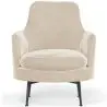 Buy Contemporary Style Upholstered Velvet Design Armchair - Saqua White 61046 - in the EU