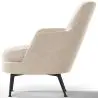 Buy Contemporary Style Upholstered Velvet Design Armchair - Saqua White 61046 in the Europe