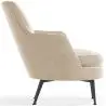 Buy Contemporary Style Upholstered Velvet Design Armchair - Saqua White 61046 home delivery