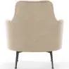 Buy Contemporary Style Upholstered Velvet Design Armchair - Saqua White 61046 with a guarantee