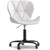 Buy PU Upholstered Office Chair - Black Winka Frame White 61049 in the Europe
