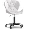 Buy PU Upholstered Office Chair - Black Winka Frame White 61049 - in the EU