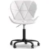 Buy PU Upholstered Office Chair - Black Winka Frame White 61049 - prices