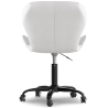 Buy PU Upholstered Office Chair - Black Winka Frame White 61049 with a guarantee