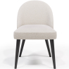 Buy Dining Chair - Upholstered in Bouclé Fabric - Percin White 61051 - in the EU