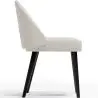 Buy Dining Chair - Upholstered in Bouclé Fabric - Percin White 61051 in the Europe