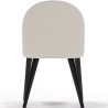 Buy Dining Chair - Upholstered in Bouclé Fabric - Percin White 61051 in the Europe