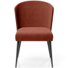 Buy Dining Chair - Upholstered in Velvet - Yerne Brick 61052 - in the EU