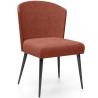 Buy Dining Chair - Upholstered in Velvet - Yerne Brick 61052 - prices