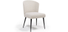 Buy Dining Chair - Upholstered in Bouclé Fabric - Yerne White 61053 in the Europe