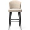 Buy Velvet Bar Stool - Modern and Premium Design for Restaurants, Hotels, and Homes - Luxe White 61585 - in the EU