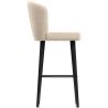 Buy Velvet Bar Stool - Modern and Premium Design for Restaurants, Hotels, and Homes - Luxe White 61585 at MyFaktory