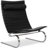 Buy PY20 Lounge Chair - Premium Leather Black 16830 - prices