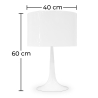 Buy Table Lamp Spune  White 58277 at MyFaktory