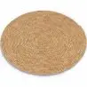 Buy Round Jute Rug - Boho Bali - 120 CM - Nisha Natural 61071 - prices