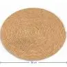Buy Round Jute Rug - Boho Bali - 180 CM - Nisha Natural 61073 in the Europe