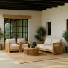 Buy Rectangular Jute Rug - Boho Bali - 150x200 CM - Latika Natural 61076 in the Europe