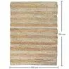 Buy RectangularJute Rug - Boho Bali - 100x120 CM - Selfa Natural 61077 home delivery