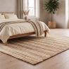 Buy Rectangular Jute Rug - Boho Bali - 150x200 CM - Selfa Natural 61079 - prices