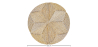 Buy Round Jute Rug - Boho Bali - 100 CM - Ubba Natural 61080 with a guarantee