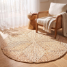 Buy Round Jute Rug - Boho Bali - 100 CM - Ubba Natural 61080 home delivery