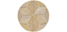Buy Round Jute Rug - Boho Bali - 120 CM - Ubba Natural 61081 - in the EU