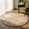 Buy Round Jute Rug - Boho Bali - 150 CM - Ubba Natural 61082 with a guarantee