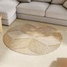 Buy Round Jute Rug - Boho Bali - 150 CM - Ubba Natural 61082 home delivery