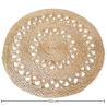 Buy Round Jute Rug - Boho Bali - 100 CM - Nylah Natural 61083 at MyFaktory