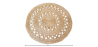 Buy Round Jute Rug - Boho Bali - 100 CM - Nylah Natural 61083 in the Europe