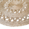 Buy Round Jute Rug - Boho Bali - 100 CM - Nylah Natural 61083 - in the EU