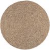 Buy Round Jute Rug - Boho Bali - 150 CM - Jenón Natural 61088 - in the EU