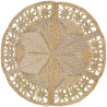 Buy Round Jute Rug - Boho Bali - 120 CM - Aditya Natural 61090 - in the EU