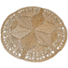 Buy Round Jute Rug - Boho Bali - 120 CM - Aditya Natural 61090 at MyFaktory